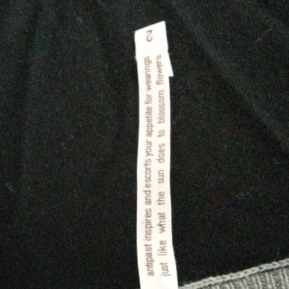 Antipast Wool/Silk Blend Cardigan Black & Gray Sweater Size M/L - Picture 9 of 10